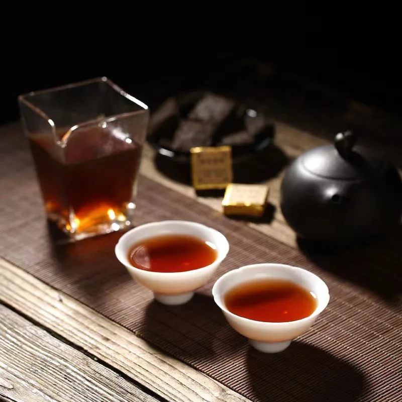 Hot  selling   wholesale Chinese   Fermented Mini Puer Brick   puer tea