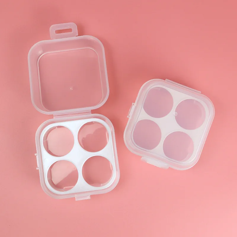 Women 4Pcs OEM Super Soft Cosmetic Beauty Private Label Face Foundation Makeup Sponge  Powder Puff