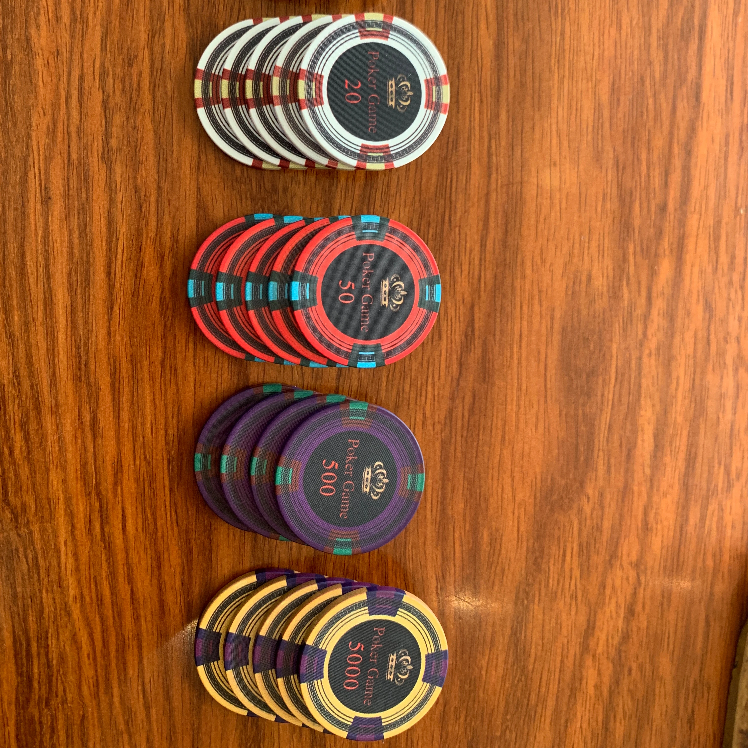 10g 40MM Ceramic Poker Chips Casino Chip