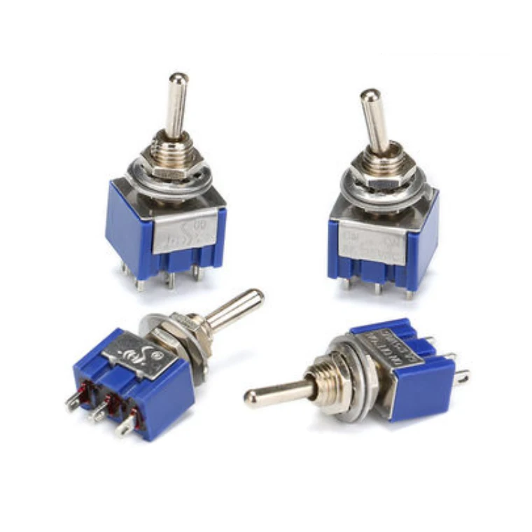 Металлический рычажный свет Магнитная кнопка переключатель перекидной для дистанционного управления MTS-102-103-202-403-223 No/Self-сброс