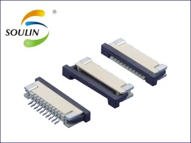 0.5mm Pitch 8pin H1.5 FPC Connector TOP bottom contact connector FPC electrical connector