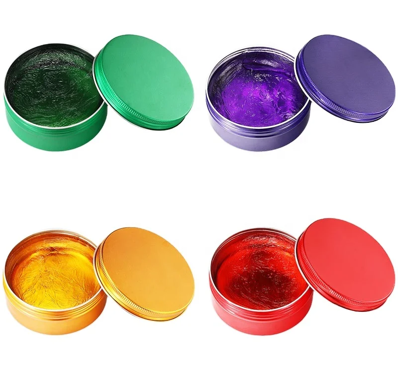 Professional colorful water based and strong hold hair gel and edge control oem hair wax