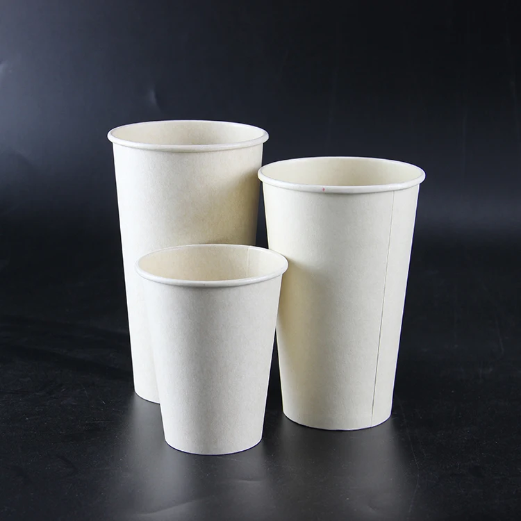 100% биоразлагаемые Биоразлагаемые бумажные стаканчики с полилактидным сахарным тростником, биоразлагаемые