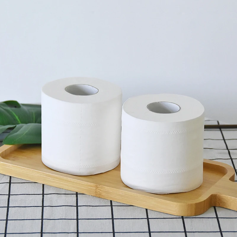 Wholesale cheap LOGO printed pape ultra soft virgin wood pulp toilet paper