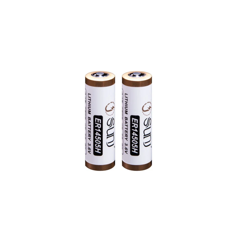 Large capacity and high energy density primary lithium 3.6V intelligent transportation power supply ER14505H  lisocl2 battery