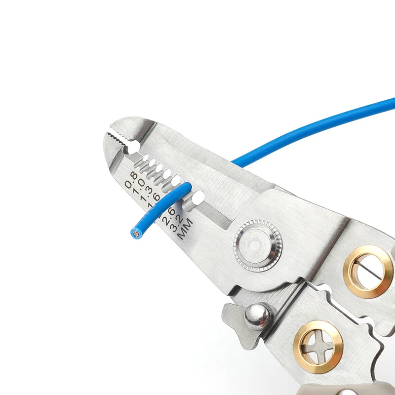 Wire Stripper Decrustation Pliers Multi Tool Ire Stripper Electric Cable Stripper Cutter Multifunctional Wire Repair Tool Pliers