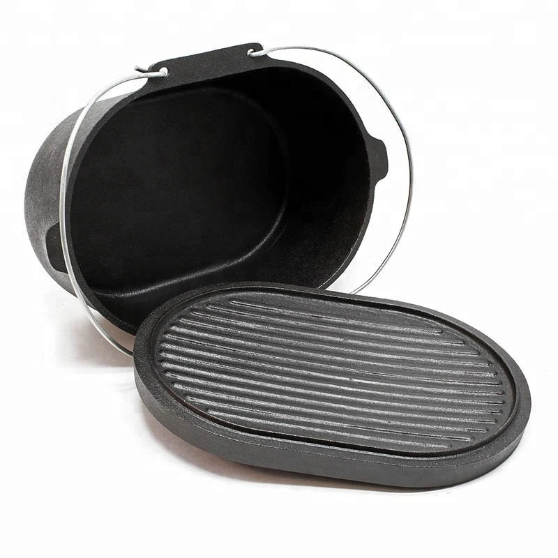 Amazon Camping cookware Cooking Pot Cast iron dutch oven for Amazon