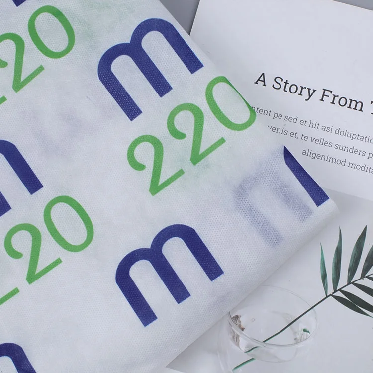 2021 новый год, простая Водонепроницаемая Нетканая ткань с принтом ПЭТ Spunlace для сумки