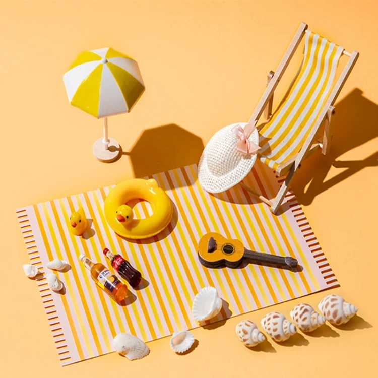 New Disposable Rich Type Beach Series Photography Props Decoration Still Life Jewelry Food Set Shot Photo Props