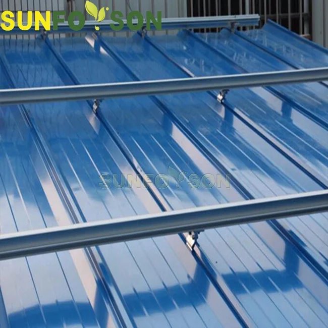 PV mounting metal roof hook solar panel clamp metal clip for tin roof mount structure