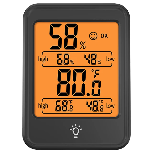 Digital Indoor Thermometer-Hygrometer for Home Teremperature Meter Kid Room Thermometers with Comfort Level