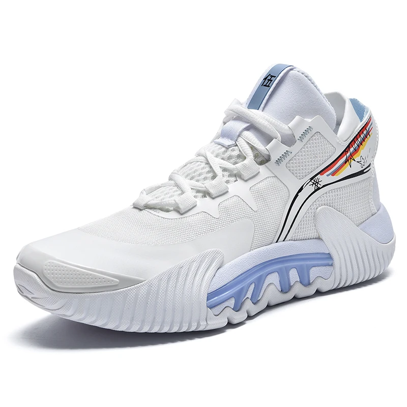 Explosive Models Fashion Breathable Mesh Basketball Sneakers New Design Men Casual Custom Basketball Style Sports Shoes
