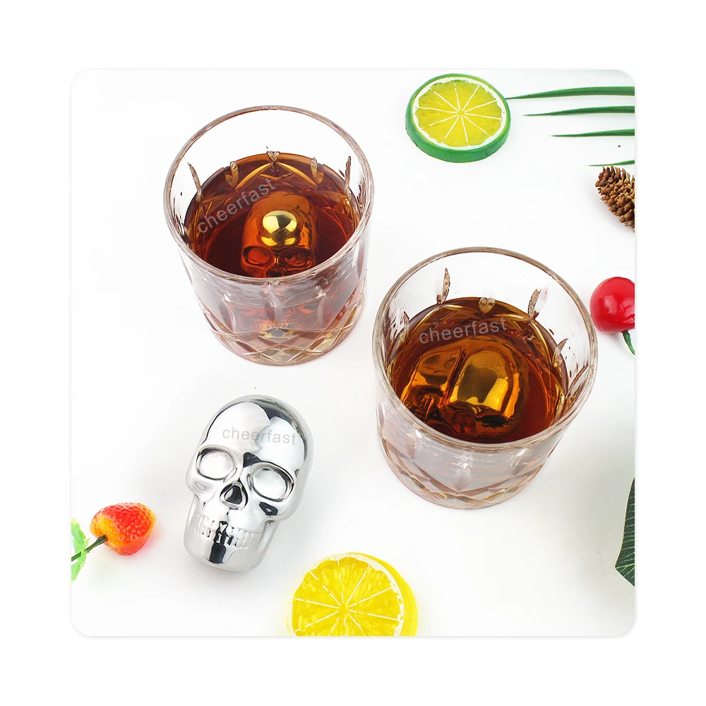 Best Item Chill Drinks Without Diluting Big Ice Cube Stainless Chilling Cubes Set Cooling Whiskey Chilling Stone Gift Set