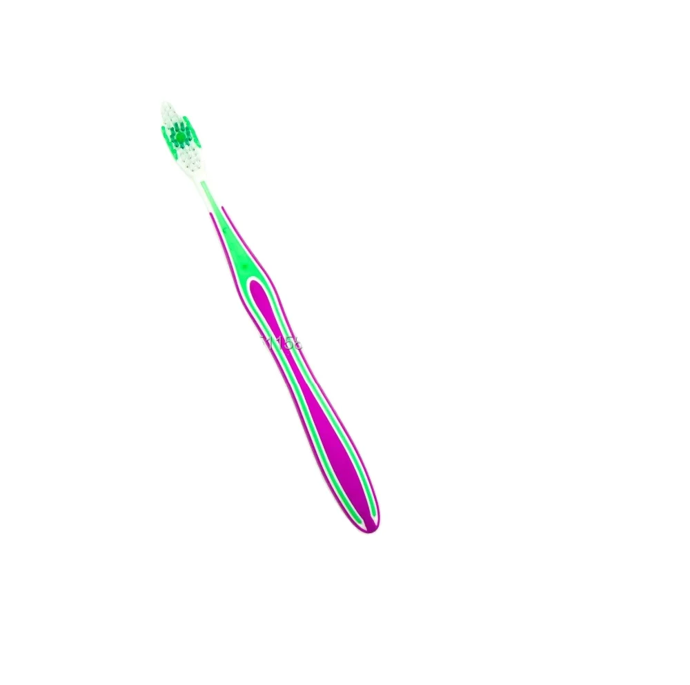 2017 Hot Selling import soft rubber handle dupont nylon bristles toothbrush