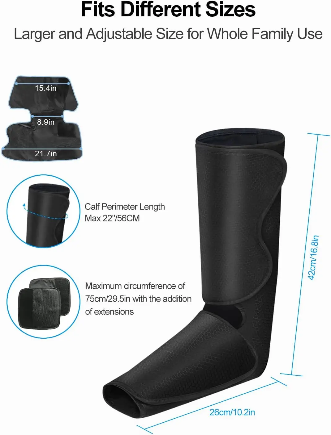 3D electric low frequency calf massager air compression boots leg massage heating smart foot leg massager