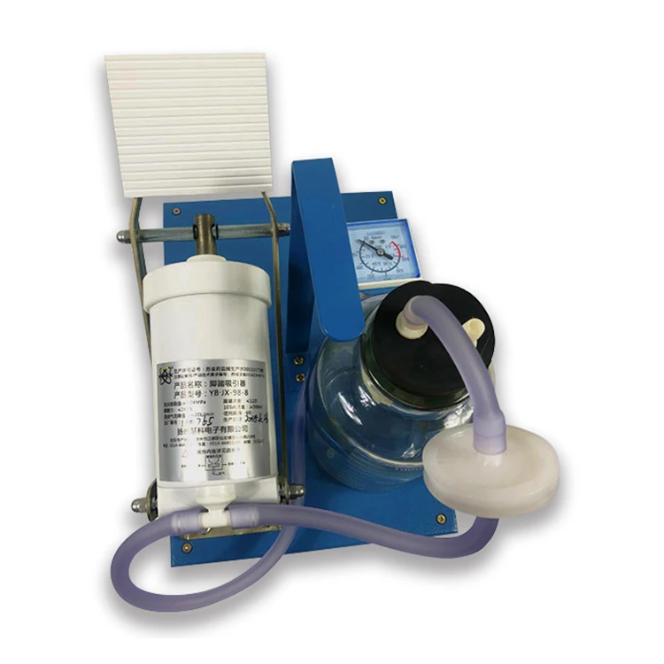 Medical Pedal Sputum Aspirator Portable Phlegm Suction Apparatus Suction Machine