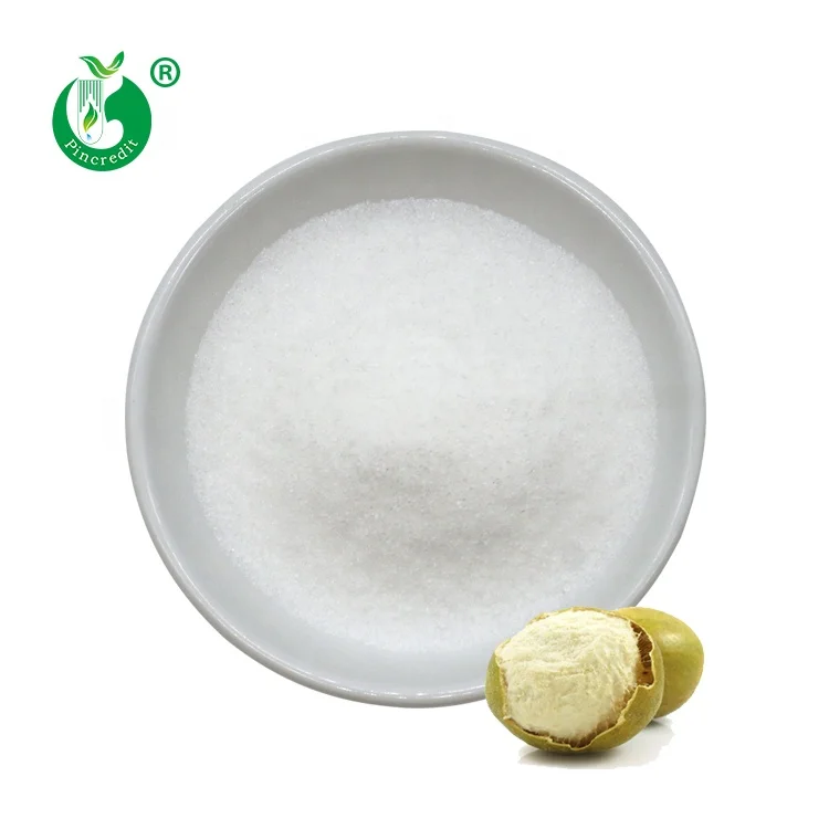 Wholesale Private Label Bulk Sweeteners Sugar Substitute Organic Monk Fruit Extract Powder 50% Mogroside With Erythritol