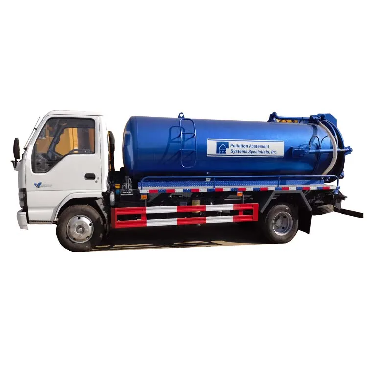 cheap price 4x2 Small fecal sucking tanker truck Sewage suction truck