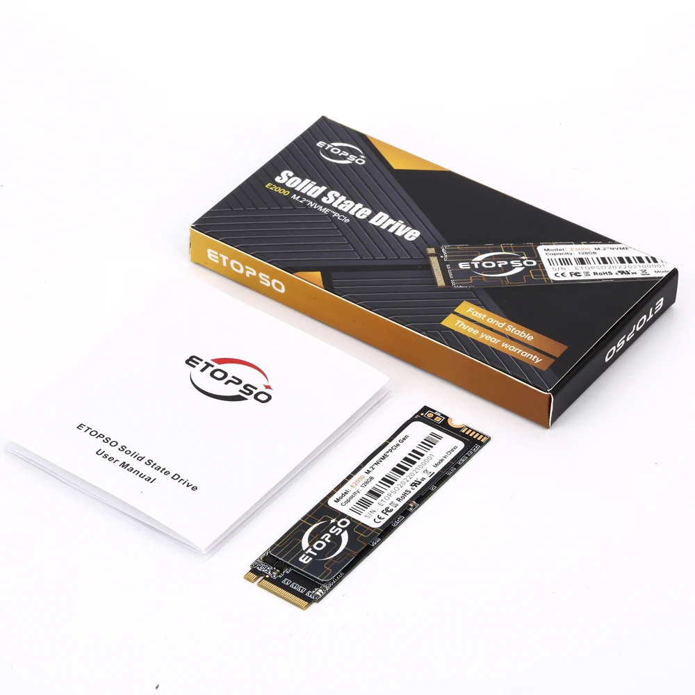 Etopso OEM внутренний 512 ГБ 256 128 ТБ M.2 SSD Nvme PCIe Gen3.0 x4 pcie ssd nvme 1 для ноутбука