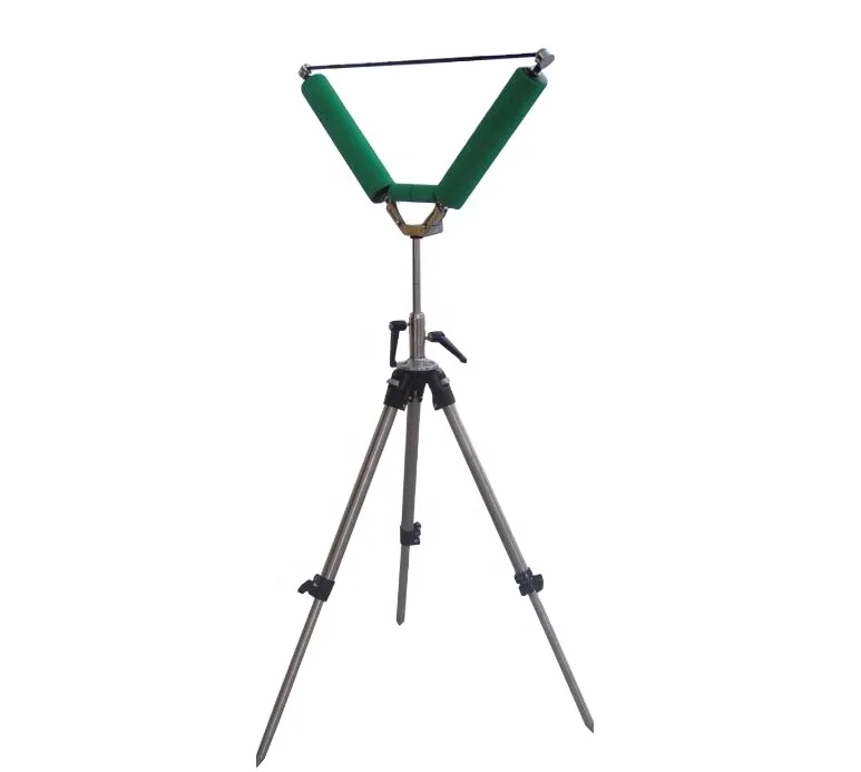 YURLE-001Fishing China Fishing rod roller carp rod pole roller V-TRIPOD POLE ROLLER EVA fishing rod rest