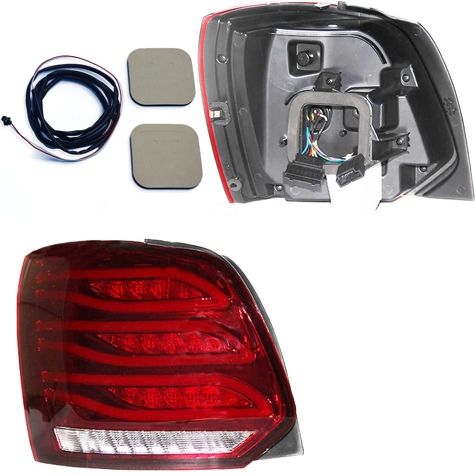 Car tail lamp for VW polo taillights 2011-2017 for polo LED Tail  Lamp Turn Signal Brake Reverse LED light