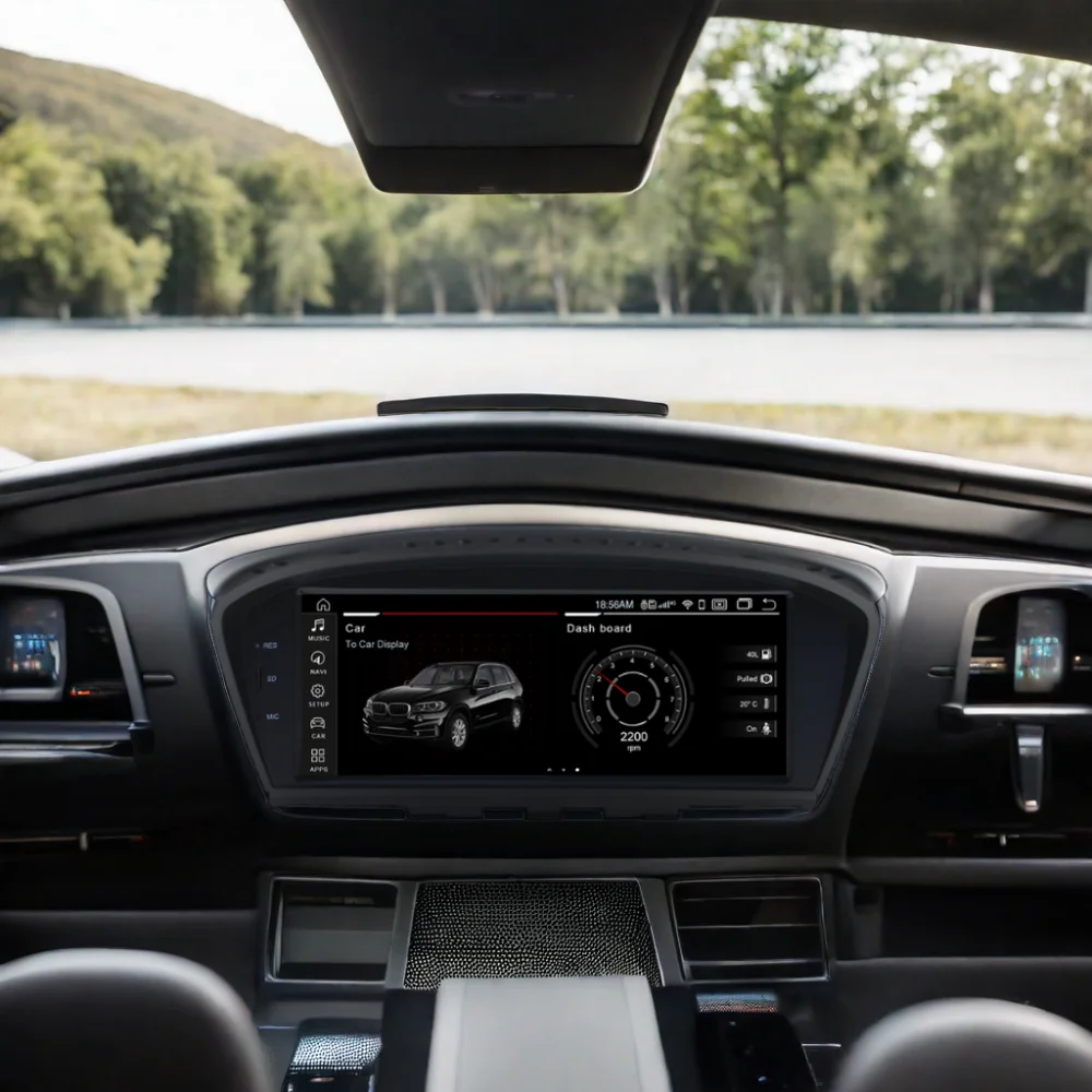 Android Car Radio GPS Navigation Stereo DVD Player Touch Screen Dashboard Placement CarPlay for BMW 5 Series 3 E60 (2005-2010)