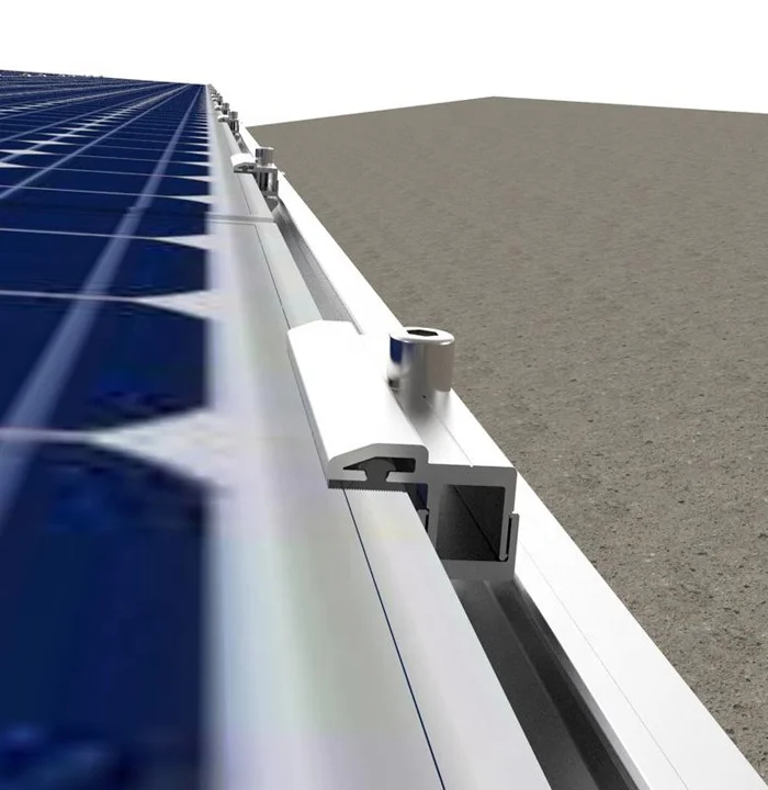 Зажим из нержавеющей стали и алюминия для солнечной панели с двойным стеклом безрамный алюминиевый тонкий пленочный зажим