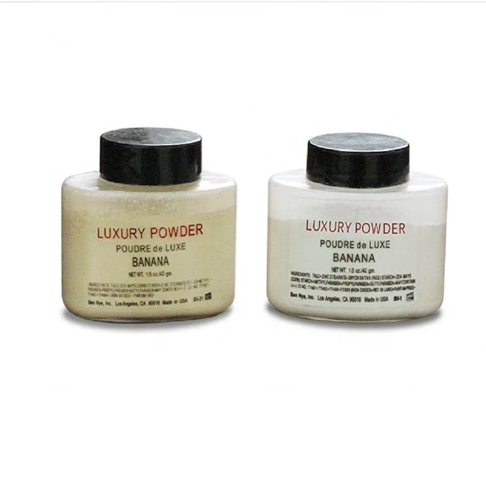 Romantic Beauty Custom Banana Luxury Loose Powder makeup wholesale Setting Powder printing private label
