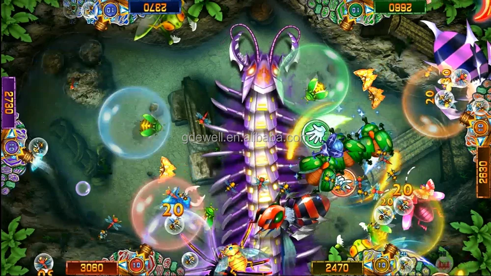 Mechanical Centipede USA Insect hunter shooting arcade skill fish table gambling game