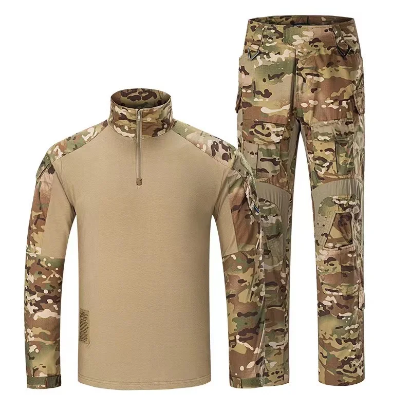 Wholesale Custom Camouflage Tactical Clothing Long Sleeve Shirt and Pants Combat G3 Frog Suit Uniforms