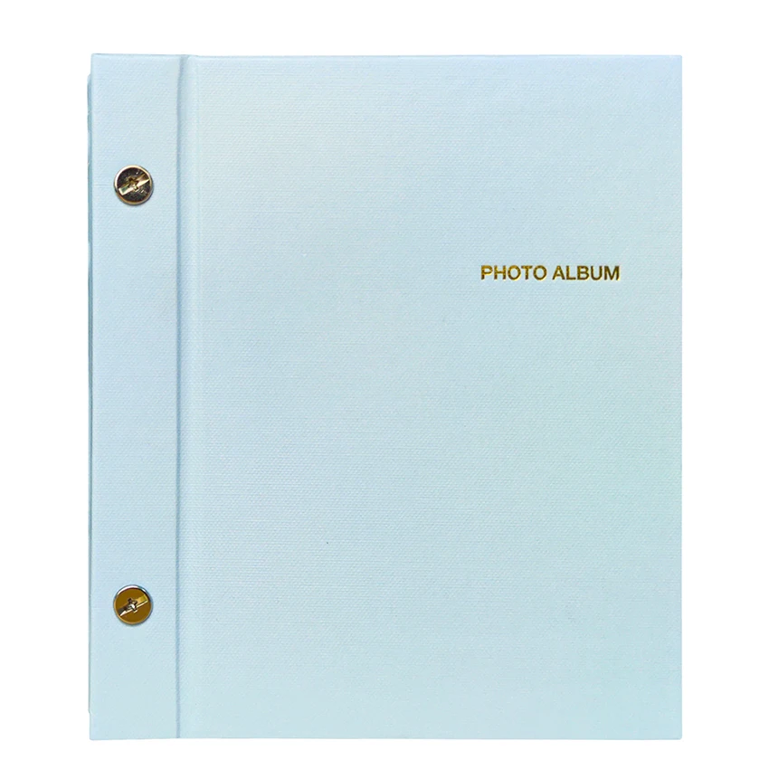 Colorful Mini Photo Album 4x6 PP Pocket Sheet Screw Bound with 40 Photos Paper Cover Printing for Gift