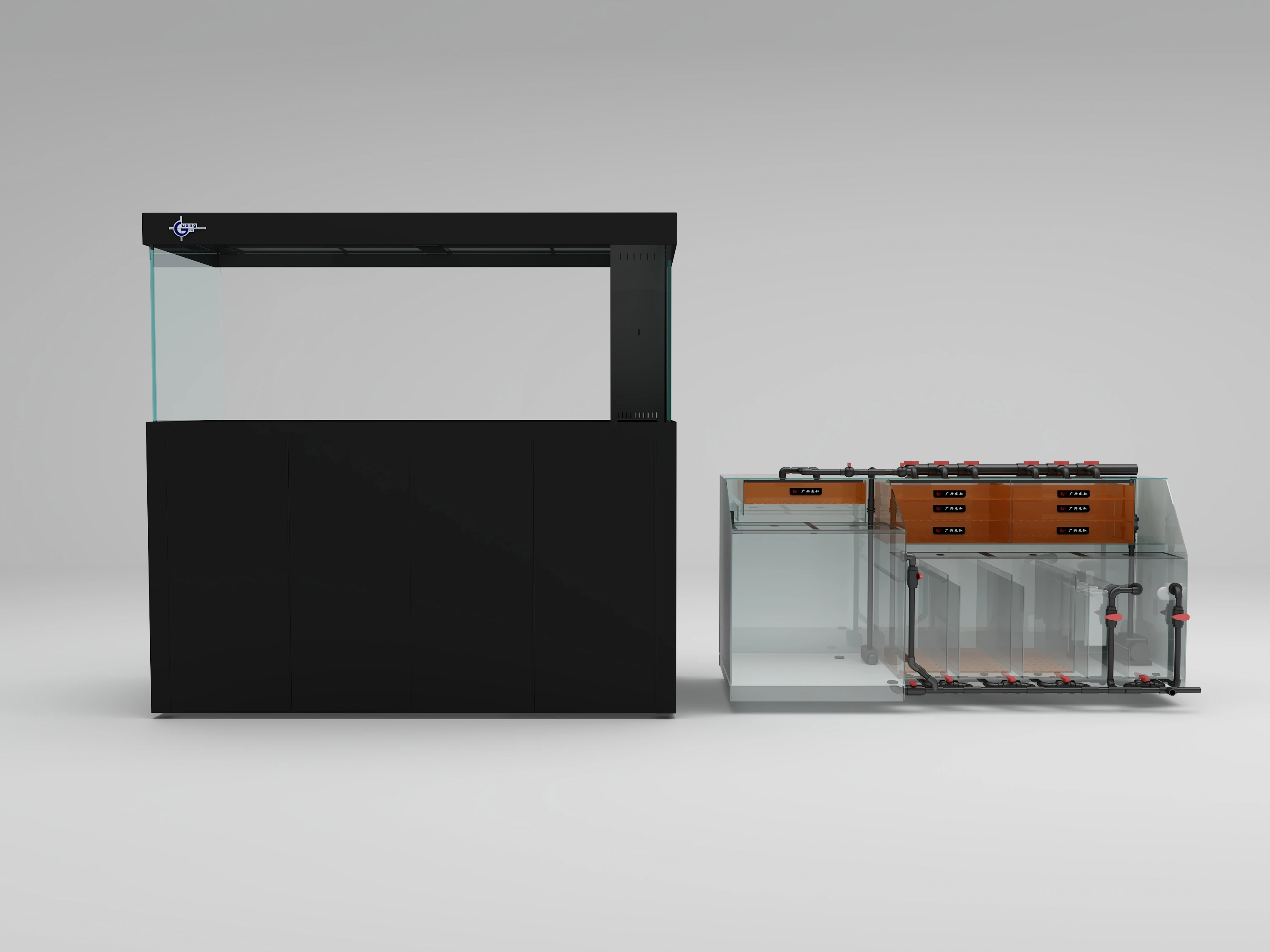 Factory Customized Acrylic Large Aquariums Aquarium Decorative Fish Tank