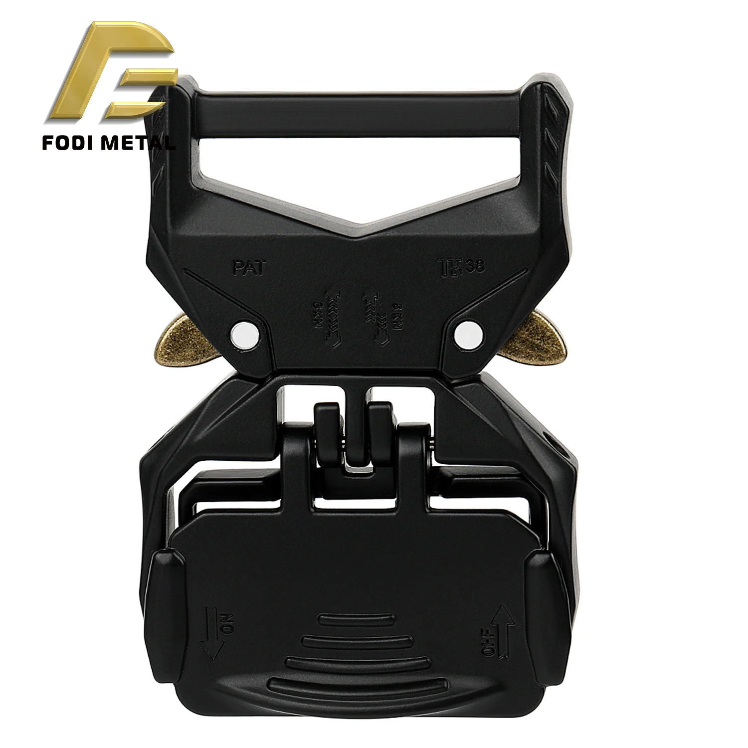 T5056 Professional Manufacturer 39mm k9 tactical harness belt buckle Doberman Pinscher