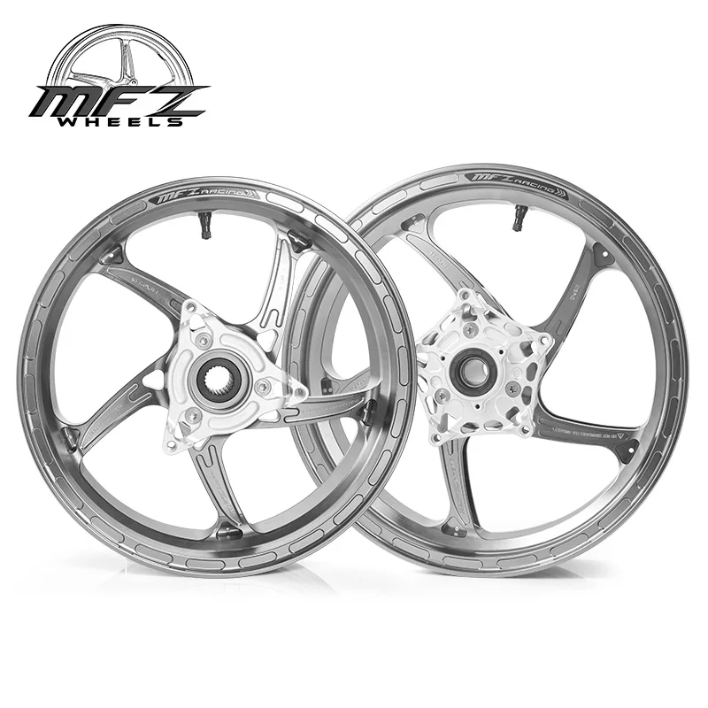 MFZracing best sales 14 15 alloy chrome fat motorcycle alloy rim rear wheels front hub for motorcycles X MAX-300