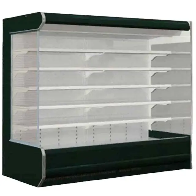Manufacture Wholesale Supermarket Deluxe Split Vertical Refrigerating Display Cabinet