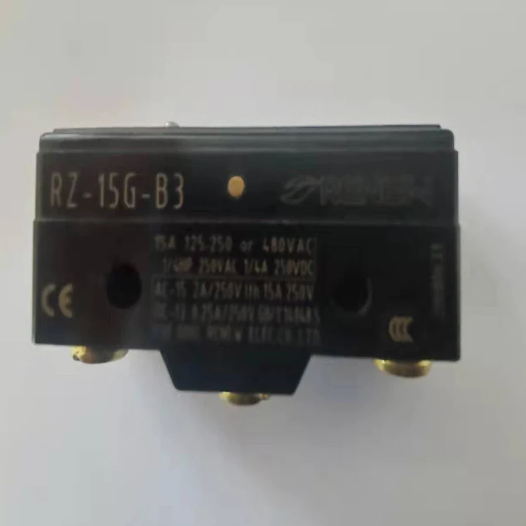 Black High Quality Switch RZ-15G-B3 Microswitch Pin Plunger Mini Micro Switch