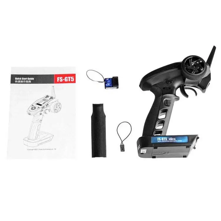 FS - GT5 2.4G 6CH Flysky Trasmettitore FS - BS6 Ricevitore Rc Auto Telecomando Auto Control Built-in Gyro