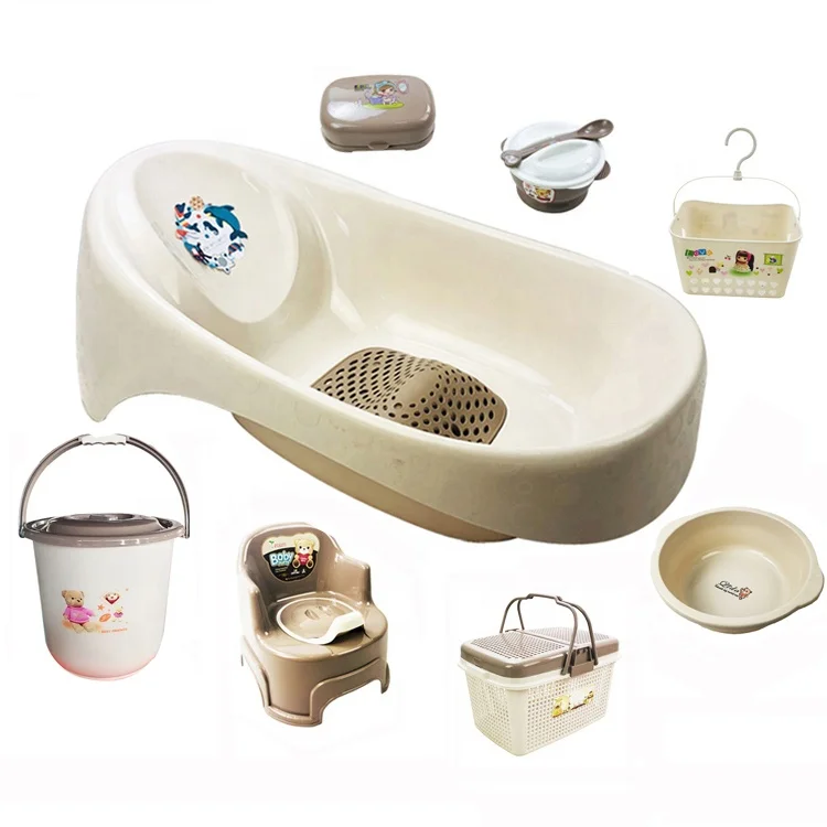 Оптовая продажа, лучшая удобная портативная пластиковая Ванна для больших детей и новорожденных