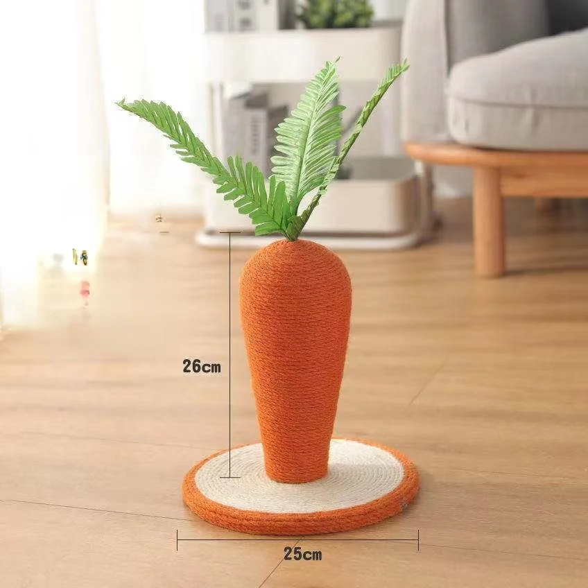 Когтеточка Sisal для кошек рама лазания игрушка моркови