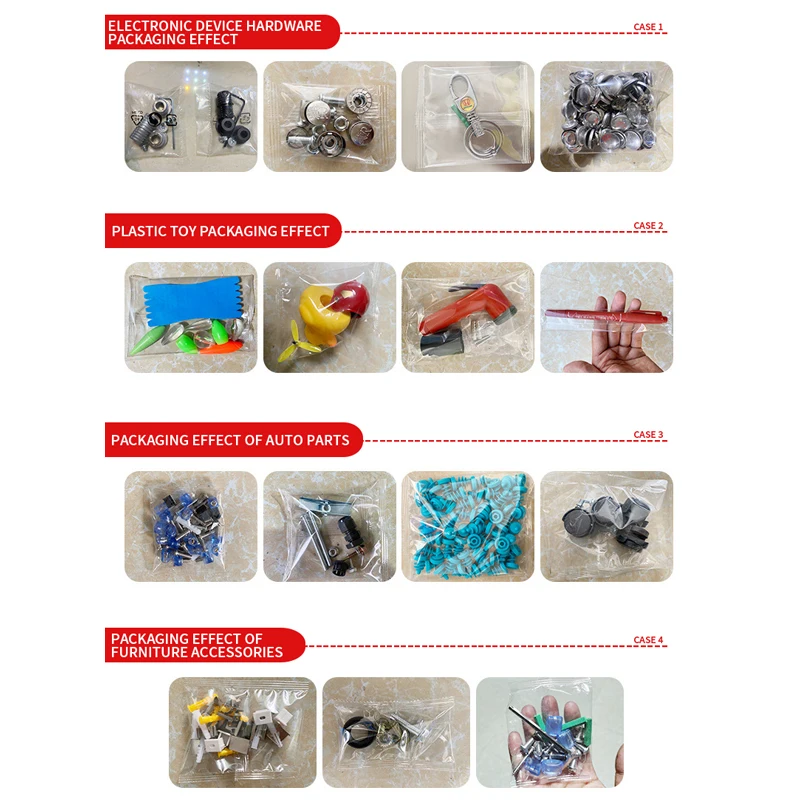 Fully Automatic Vertical Hardware Accessories Screw Glue Granules 10 Vibrating Bowl Count hardware parts packaging Machine