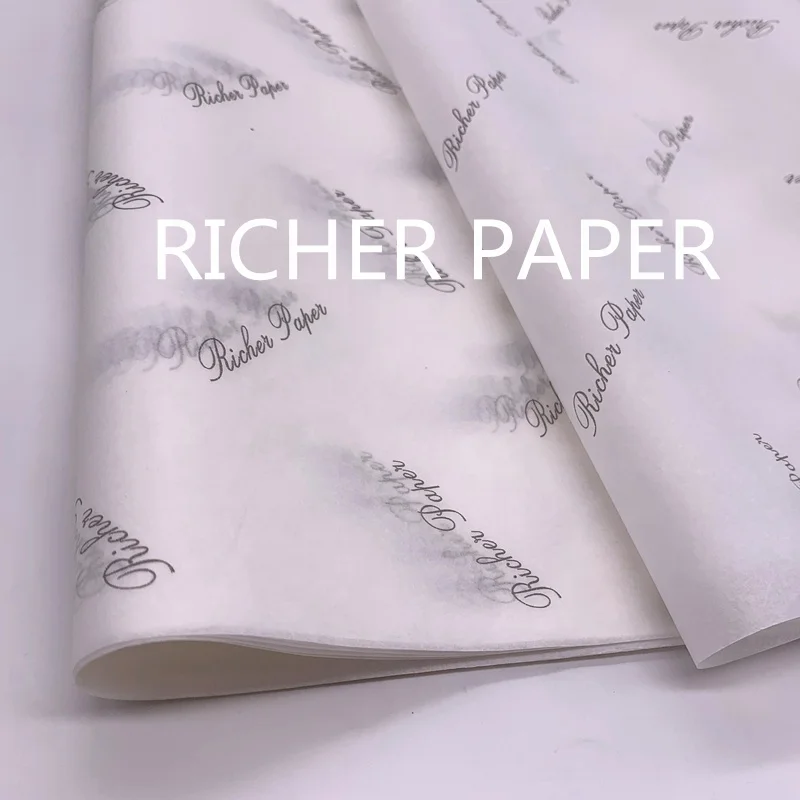 
High Quality Customization Printed 17gsm/22gsm Custom Logo Tissue Wrapping Paper with FSC 