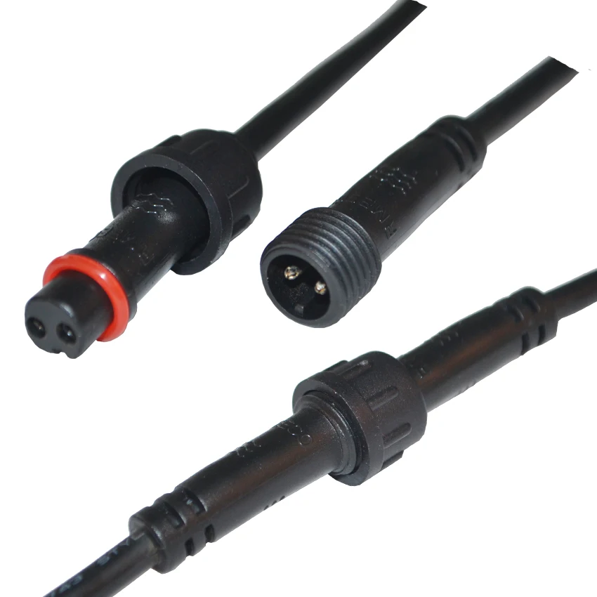 Customizable waterproof electrical cable 2 3 4 5 6 7 9 Pin IP68 M12 LED Waterproof Cable