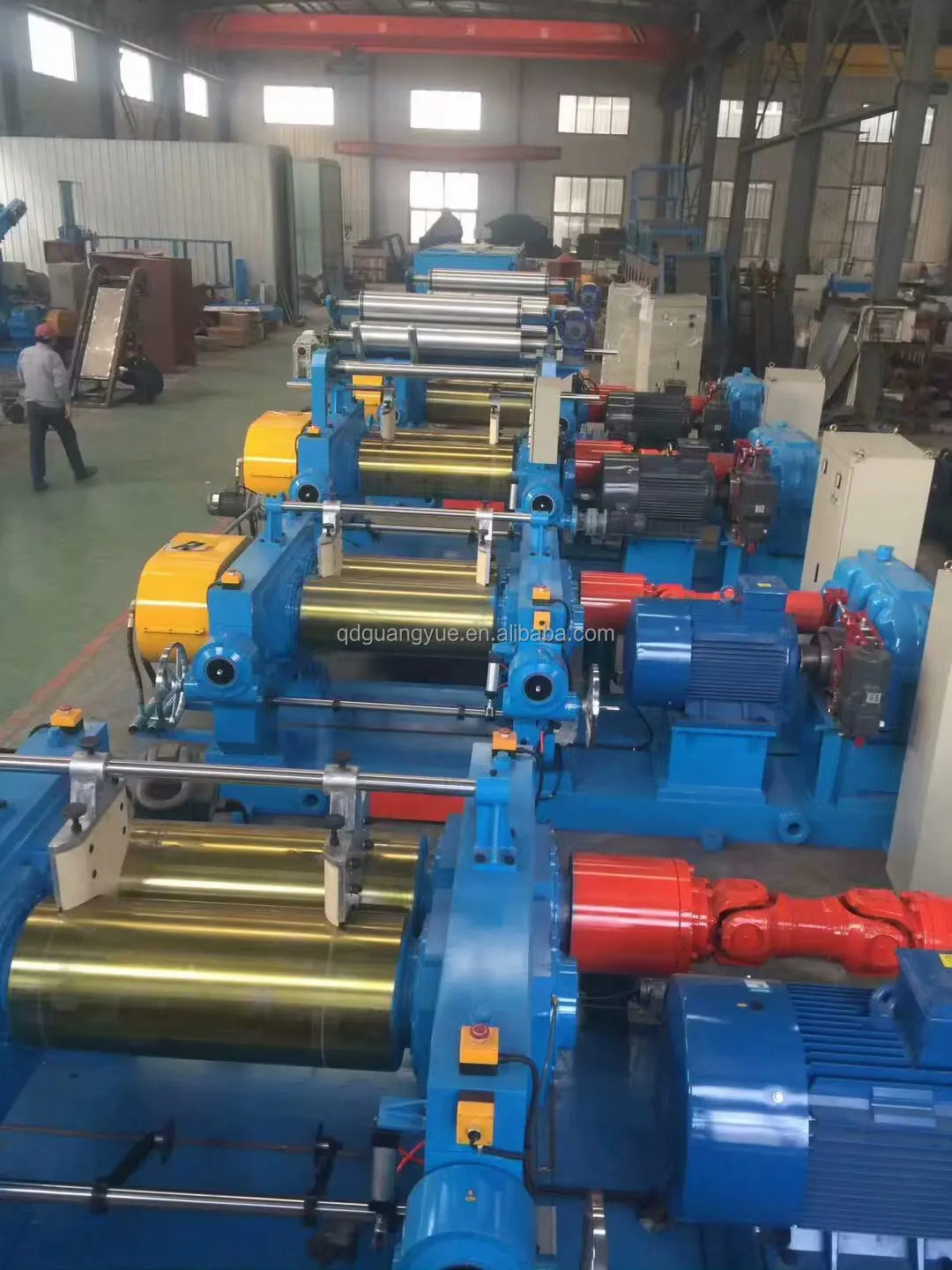 Small Laboratory Rubber Two Roller Mill for Testing and Small Prodution