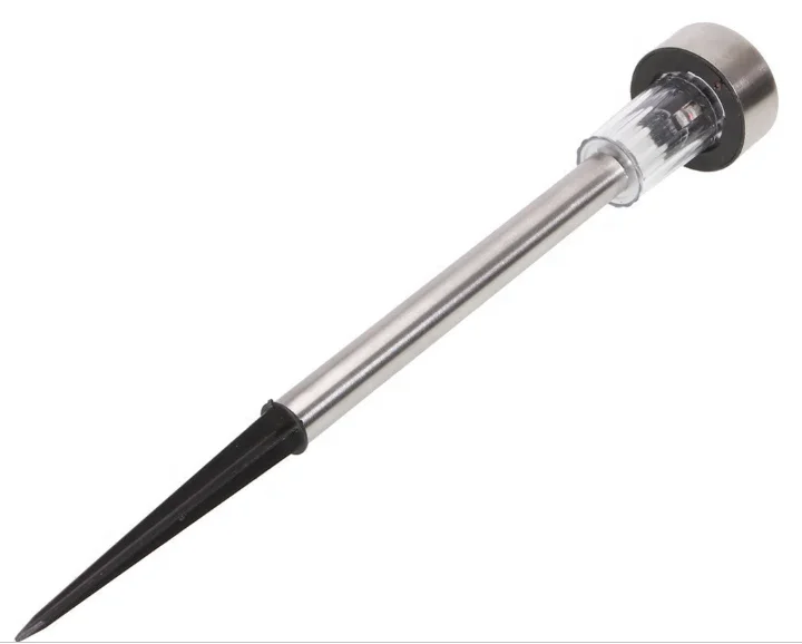 Amazon hot selling solar pathway lights XLTD-1808 glass lampshade stainless steel outdoor solar path lights for driveway sideway