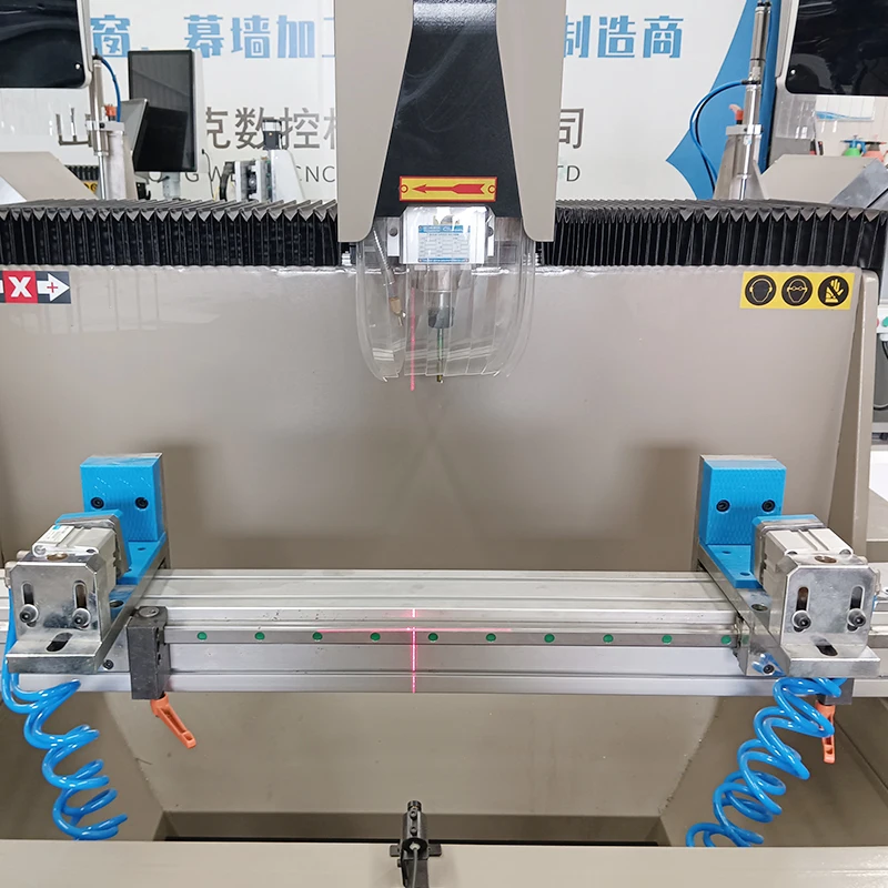 WEIKE CNC алюминиевые профили фрезерно-сверлильный станок для оконных дверей