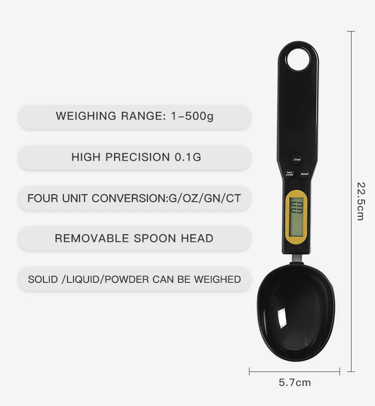 Multipurpose Scale Measuring Spoon Cooking Tools for Home Gadgets