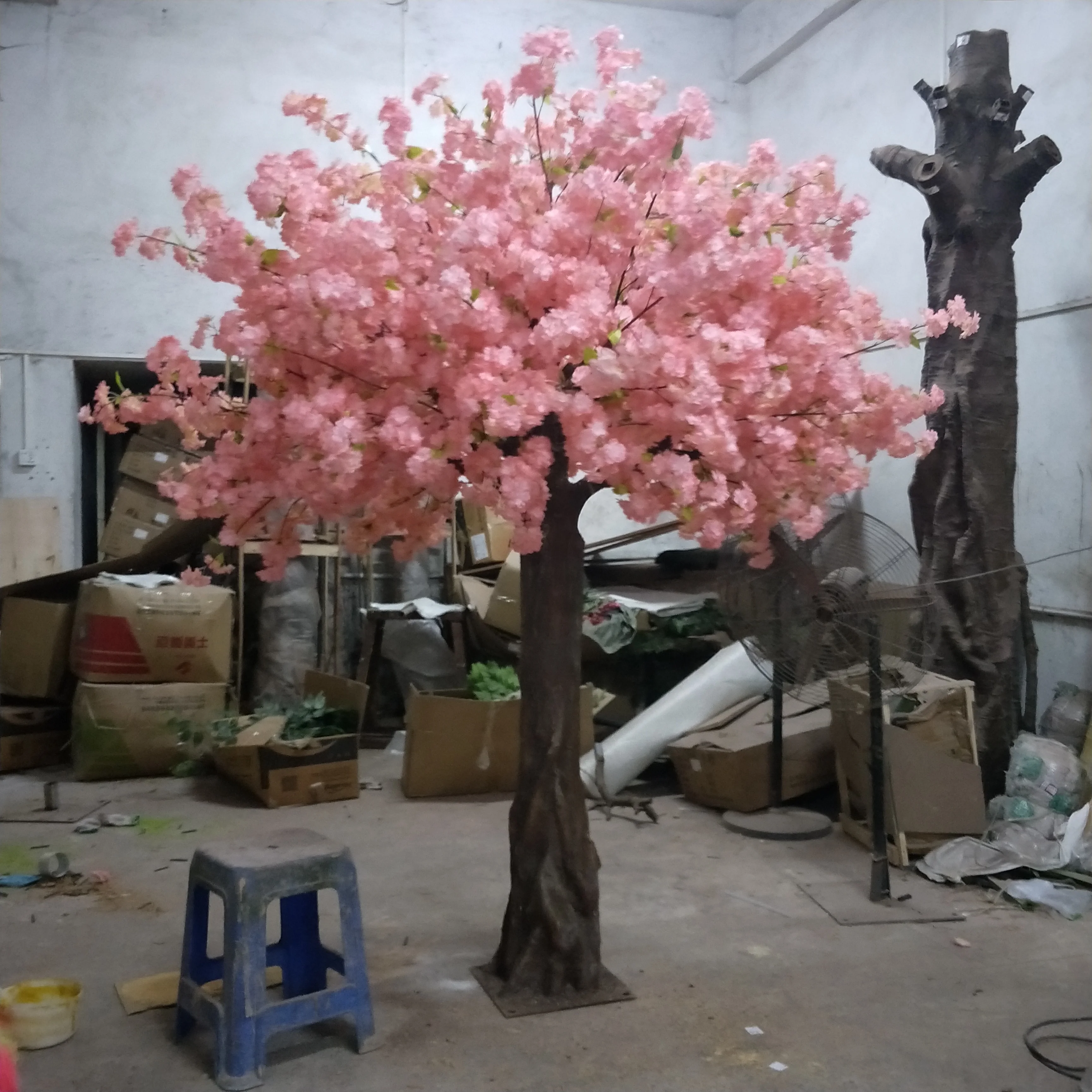 Wholesale pink fake Japanese fake trees wedding decorative cherry blossom sakura tree artificial