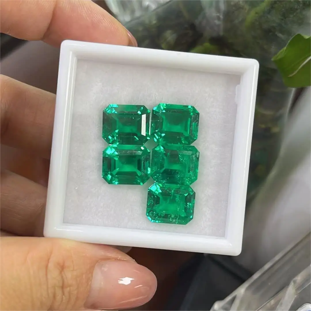 loose gemstones High Clarity color Loose Diamonds lab grown synthetic  0.5CT 1CT 2CT 3CT 4CT Hot sales OCT Step emerald Diamond