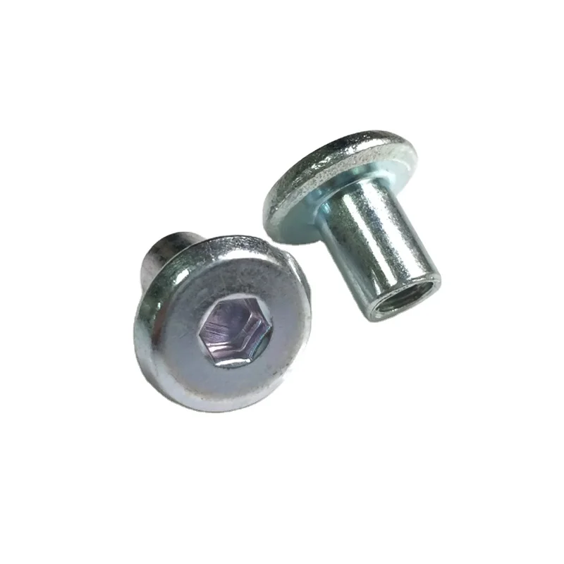 internal threaded bolt Hex socket Hollow bolt  Chicago screw