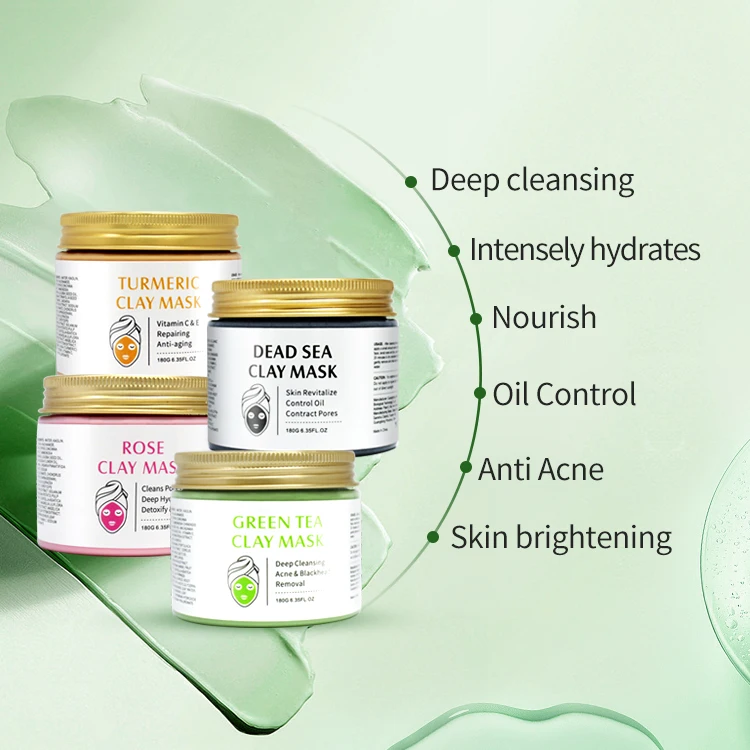 Beauty deep cleanse purifying acne super matcha face maskss green tea cleansing clay mask